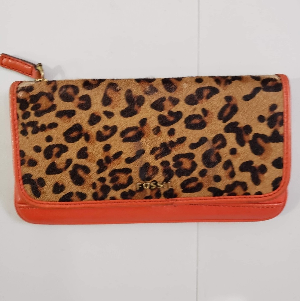 Fossil Memoir Zip Top Wallet